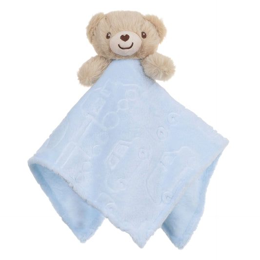 Bear Blue Embossed Comforter - Cars  (36x36CM)